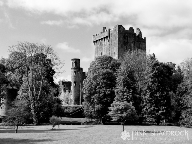 "Blarney in Black and White" - Blarney Castle in County Cork, Ireland.